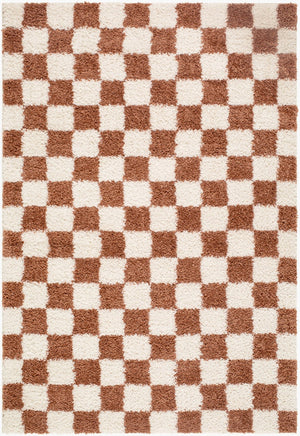 Livabliss Czechia Minimalist Runner Rug Plush Polypropylene Blend for Hallways and Bedside Areas Burnt Orange, I 2'7" x 7'3" CZE2302-2773