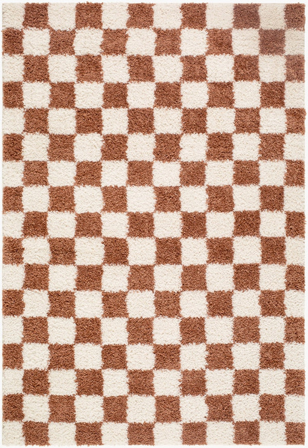 Livabliss Czechia Minimalist Runner Rug Plush Polypropylene Blend for Hallways and Bedside Areas Burnt Orange, I 2'7" x 7'3" CZE2302-2773