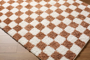 Livabliss Czechia Minimalist Runner Rug Plush Polypropylene Blend for Hallways and Bedside Areas Burnt Orange, I 2'7" x 7'3" CZE2302-2773
