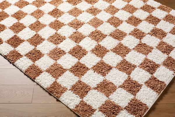 Livabliss Czechia Minimalist Runner Rug Plush Polypropylene Blend for Hallways and Bedside Areas Burnt Orange, I 2'7" x 7'3" CZE2302-2773