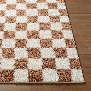 Livabliss Czechia Minimalist Runner Rug Plush Polypropylene Blend for Hallways and Bedside Areas Burnt Orange, I 2'7" x 7'3" CZE2302-2773