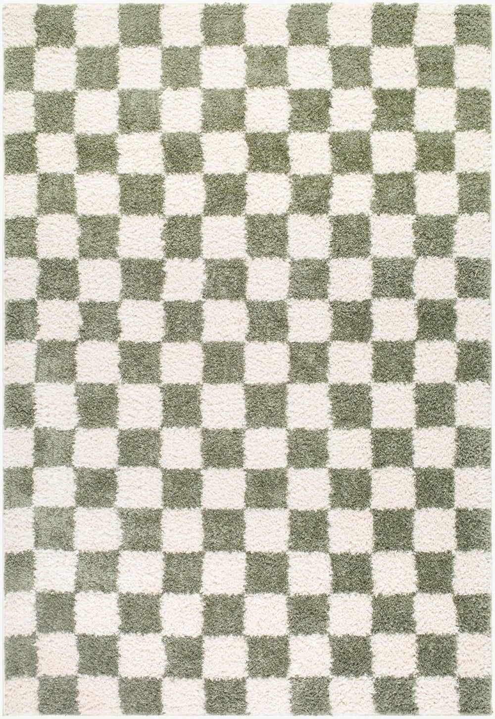 Livabliss Czechia Minimalist Runner Rug Plush Polypropylene Blend for Hallway or Bedside Olive, Ivory 2'7" x 7'3" CZE2305-2773