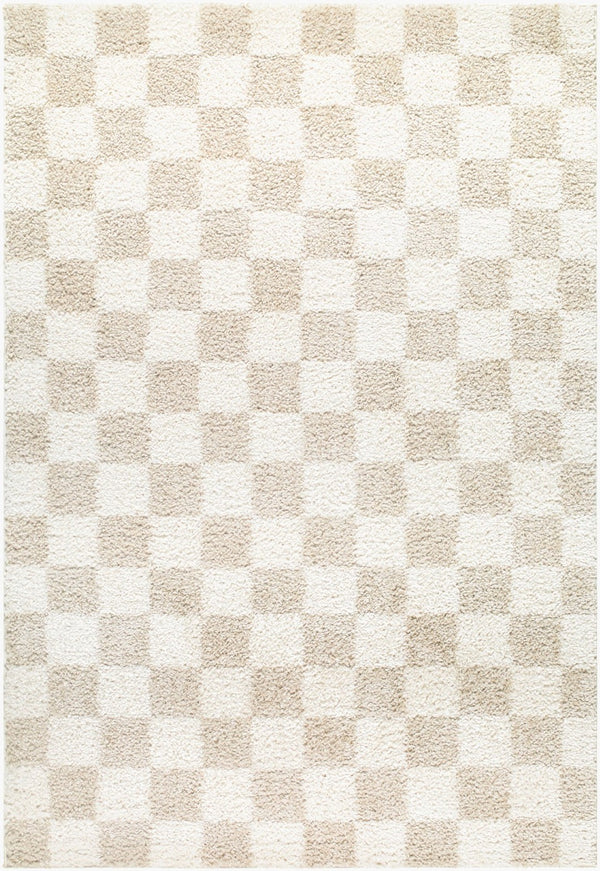 Livabliss Czechia Minimalist Runner Rug Plush Polypropylene Pile for Hallways and Entryways Ivory, White 2'7" x 7'3" CZE2306-2773
