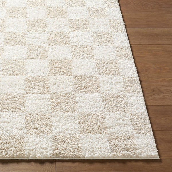 Livabliss Czechia Minimalist Runner Rug Plush Polypropylene Pile for Hallways and Entryways Ivory, White 2'7" x 7'3" CZE2306-2773