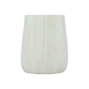 Bernhardt Bernhardt Grenada Sculptural Round Drink Table – Stonecast Texture, Polyurethane Weatherproof Finish X01170