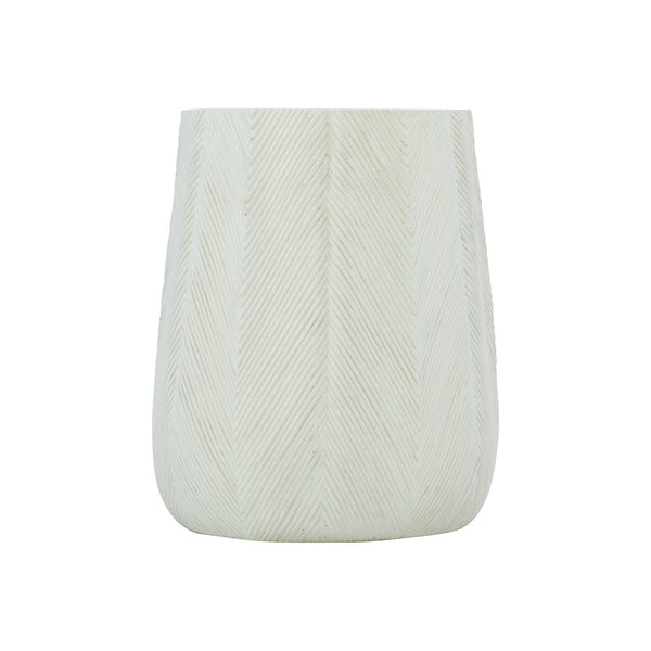 Bernhardt Bernhardt Grenada Sculptural Round Drink Table – Stonecast Texture, Polyurethane Weatherproof Finish X01170