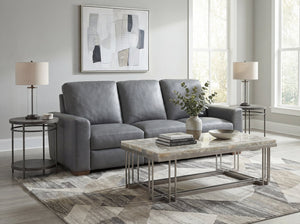 Hooker Furniture Optimus Power Reclining Sofa Top-grain Leather Three Seat Modern Living Room SS925-3PC3-094-S