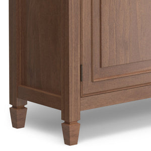 English Elm Connaught Solid Wood Entryway Storage Cabinet - Handcrafted British Colonial Design, Versatile & Stylish B136P158543