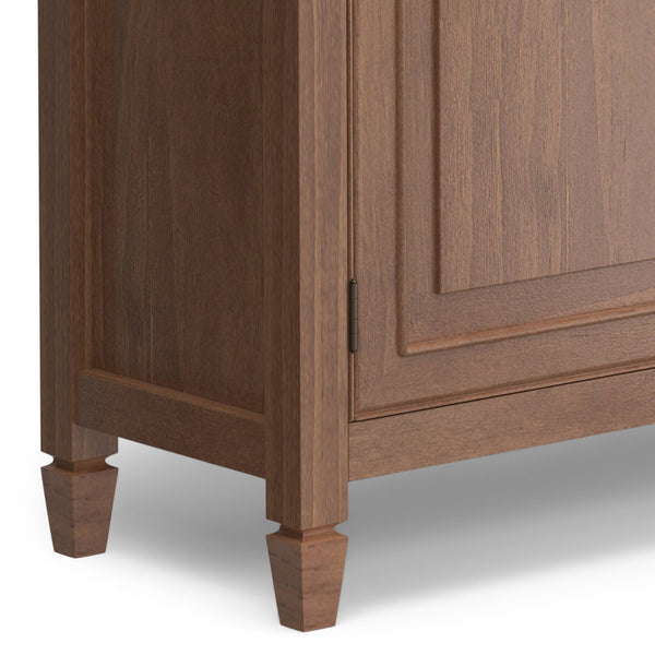 English Elm Connaught Solid Wood Entryway Storage Cabinet - Handcrafted British Colonial Design, Versatile & Stylish B136P158543