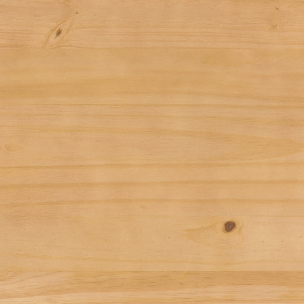 Isla Minimalist Queen Bed Frame - Sustainably Crafted Solid Pine Wood with Simple Boho Headboard