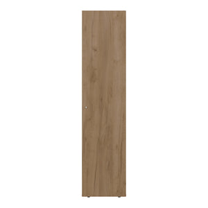 English Elm Wenge Finish Slim Four Shelf Storage Cabinet for Bedroom Hallway or Tight Spaces B062P483764