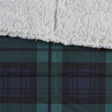 Woolrich Brewster Lodge/Cabin Softspun Down Alternative Filled Throw WR50-1348 Blue