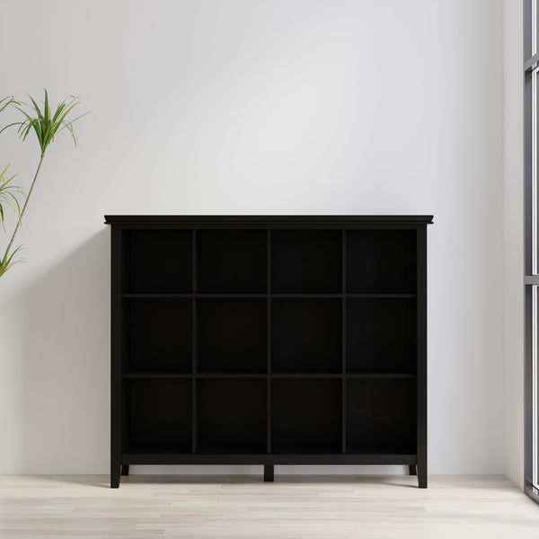 English Elm Artisan 12 Cube Storage Unit - Handcrafted Black Organizer For Home Décor & Versatile Functionality B136P238621
