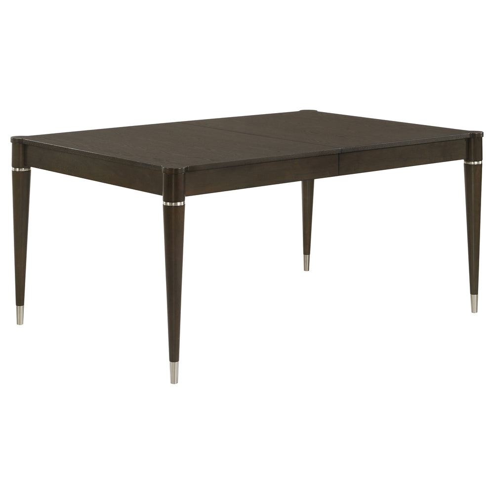 English Elm Blakely Ash Veneer Extension Dining Table with Tapered Legs for Transitional Spaces B062P451702