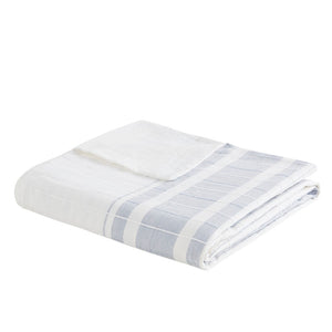 English Elm 5 Piece Cotton Jacquard Duvet Set - Luxurious Full/Queen Bedding With Decorative Pillows & Shams B035P280380