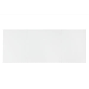 English Elm 67''Modern Executive Desk with 3 Drawers & 2 Cabinets, Spacious White MDF Workstation with Adjustable Shelves and Chic Vertical Edge Design for Home Office N751S211942K