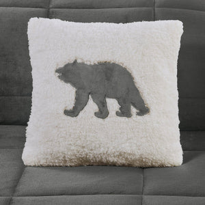 English Elm King Alton Plush-to-Sherpa Down Alternative Comforter Set — Reversible Cabin Cozy, Hypoallergenic, OEKO-TEX Certified Charcoal+Ivory 22.44 L x 20.87 W x 15.35 H B035100496