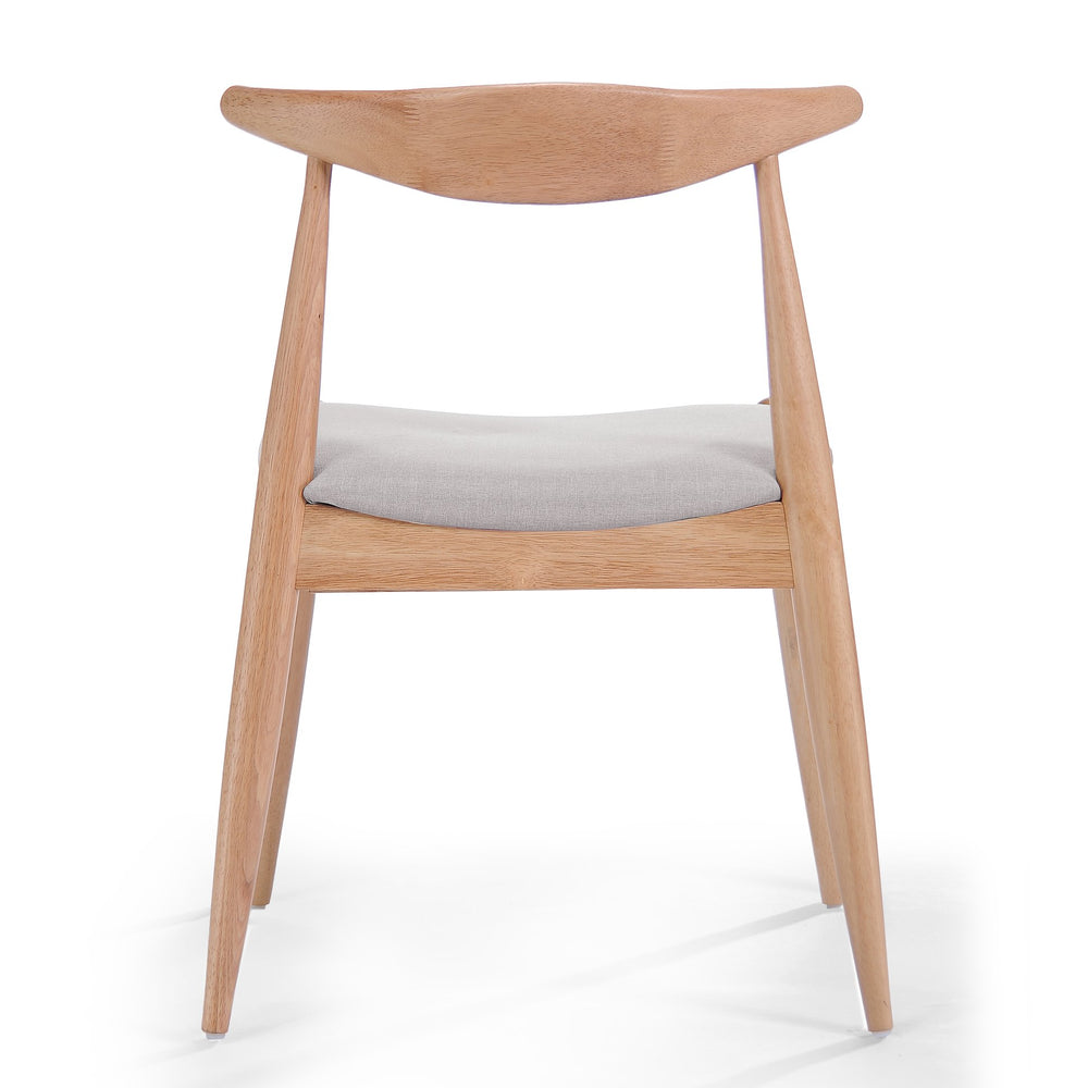 English Elm Christopher Knight Home® - Set Of 2 Rubberwood Dining Chairs With Ergonomic Backrest & Plush Cushions For Comfort & Style N759P307032B