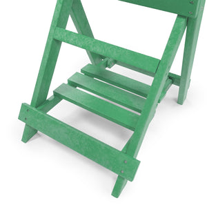 English Elm Summit Ridge Recycled Hdpe Outdoor Folding Bar Table Weather Resistant Eco Patio Green B2745P409713