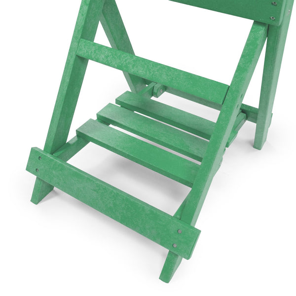 English Elm Summit Ridge Recycled Hdpe Outdoor Folding Bar Table Weather Resistant Eco Patio Green B2745P409713