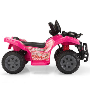 English Elm 6v Kids Electric Ride-on Atv Toddler Quad with Music Horn and Usb Mp3 Input W2181P190017