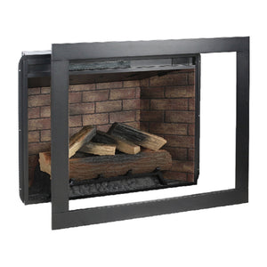 English Elm 33 Inch Infrared Quartz Electric Fireplace Insert with 3d Flame and Crackling Sound W1769P252988
