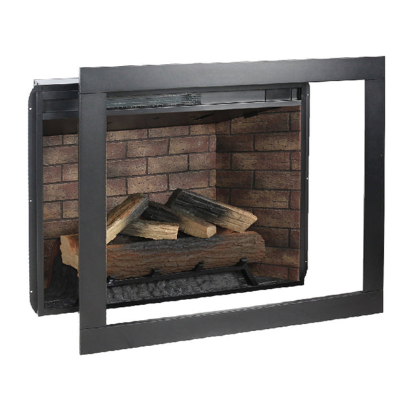 English Elm 33 Inch Infrared Quartz Electric Fireplace Insert with 3d Flame and Crackling Sound W1769P252988