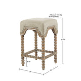 Madison Park Christine Farm House Counterstool MP104-0762 Light Grey