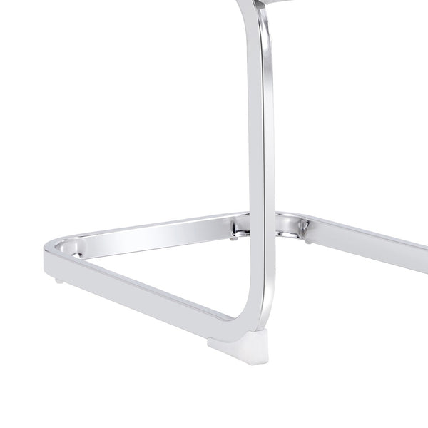 English Elm Table Modern Marble Dining Set - 71"X35.4" Tempered Glass Table With 8 Stylish Black Pu Chairs W1151S02117-GIGA