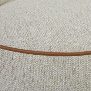 English Elm Tight Back Curved Sofa with Plinth Wood Base for Modern Living Rooms B2699P481667