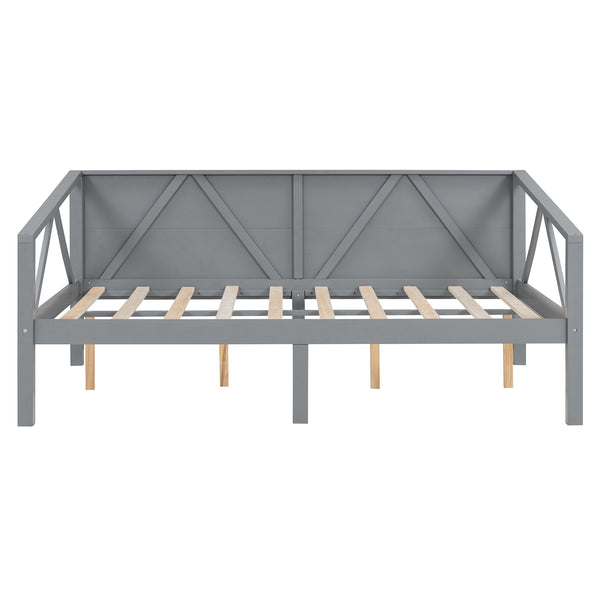 English Elm Twin Daybed Frame Solid Pine Sofa Bed for Guest Room Studio or Teen Bedroom N708P266726E