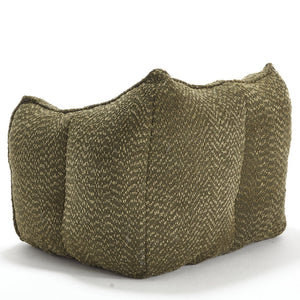 English Elm Sofa plush beanbag chair with superfiber cover and resilient foam filling for ultimate home comfort and relaxation Olive Green W1996P252266