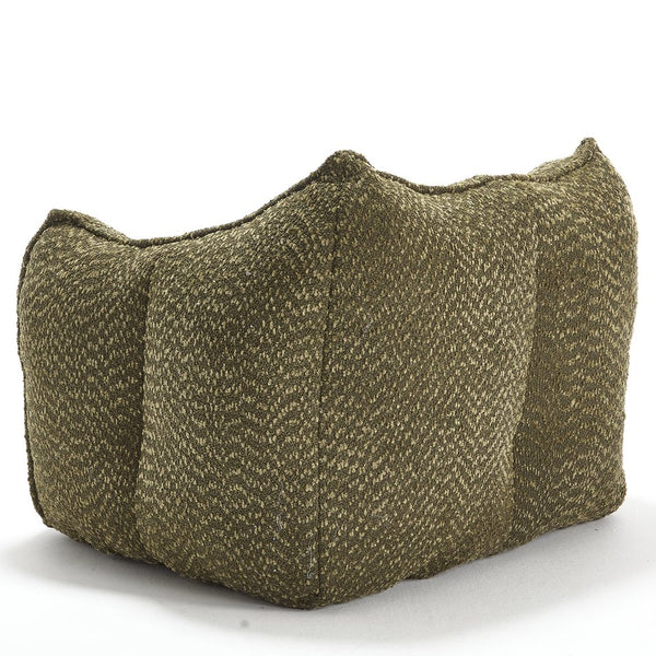 English Elm Sofa plush beanbag chair with superfiber cover and resilient foam filling for ultimate home comfort and relaxation Olive Green W1996P252266