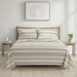 English Elm Printed Cotton Flannel Sheet Set Queen - Ultra-Soft Brushed Fabric, Deep Pocket Fitted, Cozy Warmth Multi 11.81 L x 9.84 W x 7.09 H B035P294207