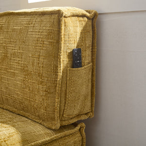 English Elm Coolmore Modular Chenille Sofa - Space-Saving Design, Flexible Layouts, And Built-In Side Pockets W1152P320503