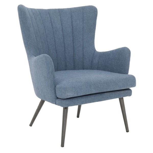 OSP Home Furnishings Jenson Chair Blue