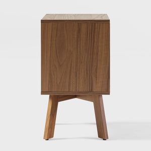 MCM 20" 1 Drawer Nightstand Mocha FRAB4CMO Walker Edison