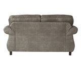 English Elm Leinster Faux Leather Upholstered Nailhead Loveseat