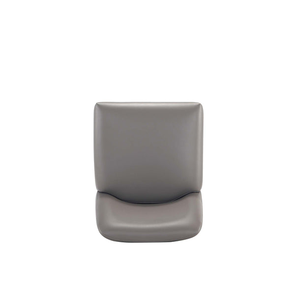 English Elm Serena Metal Upholstered Counter Stool with Leatherette Cushion, Matte Black Frame, 300 lb Capacity taupe B365P397936