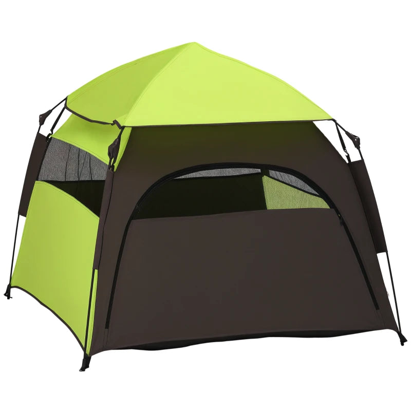 English Elm Portable Pop up Dog Tent Oxford Polyester Uv Shade for Large Breeds Outdoor Use T3971P435524