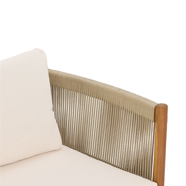 English Elm 4-piece Outdoor Seating Set Solid Acacia Wood Woven Rope Resort Patio Lounge N768P381012L_2_N768P381013L