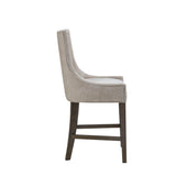 Madison Park Signature Ultra Transitional 25.5" Upholstered Counter Stool MPS104-0300 Cream