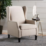 Christopher Knight Home® - Noble House - Wescott Contemporary Fabric Wingback Pushback Recliner