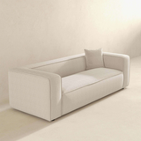 English Elm Ashcroft Furniture - Marshall Modern Cream Boucle Sofa