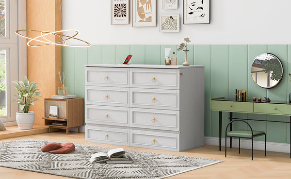 English Elm Queen Murphy Wall Bed with Rattan Panel Cabinet and Storage Drawers for Studio Rooms White LP000676AAK