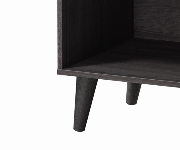 English Elm Amidon Mid-century Modern Tv Stand with Open Shelf and Cabinet for Living Room B2735P297795