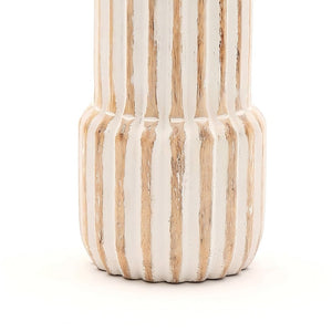 English Elm Decorative Wooden Centerpiece Candle Holder – Elegant Walnut Design For Cozy Ambiance & Events P2 B346P336802-GIGA