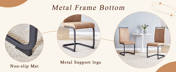 English Elm Table and Chair Set Seats 10 with Marble Mdf Top Brown Fabric Dining Chairs W1151S04402