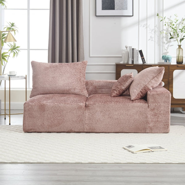 English Elm United Two-Person Sofa - Versatile Chenille Upholstery For Lounging, Napping & Flexible Layout W1568P222617-GIGA