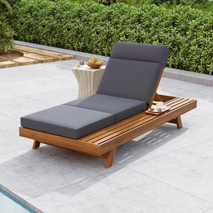 English Elm Christopher Knight Home® - Lounge Chaise Set With Adjustable Headrest, Weather-Resistant Cushions For Stylish Outdoor Comfort N770P253442T_N770P285267G